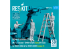 ResKit Figurine RSF72-0074 Conducteur et aviateurs 1960+ 3 pièces pour MJ-4 MHU-83 B/E jammer 3 pièces 1/72