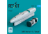 ResKit avion RSU72-0147 Nacelle TARPS pour F-14 « Tomcat » 1 pièce imprimée en 3D 1/72