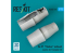 ResKit amelioration RSU72-0119 Tuyères d'échappement du Su-27 Flanker pour kit Trumpeter imprimées en 3D 1/72