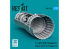 ResKit amelioration RSU72-0231 Tuyères d'échappement pour kit Hasegawa F-4B, ​​C, D, N Phantom II impression 3D 1/72
