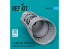 ResKit amelioration RSU72-0233 Buses d'échappement F-4B, ​​C, D, N Phantom II pour kit Finemolds impression 3D 1/72