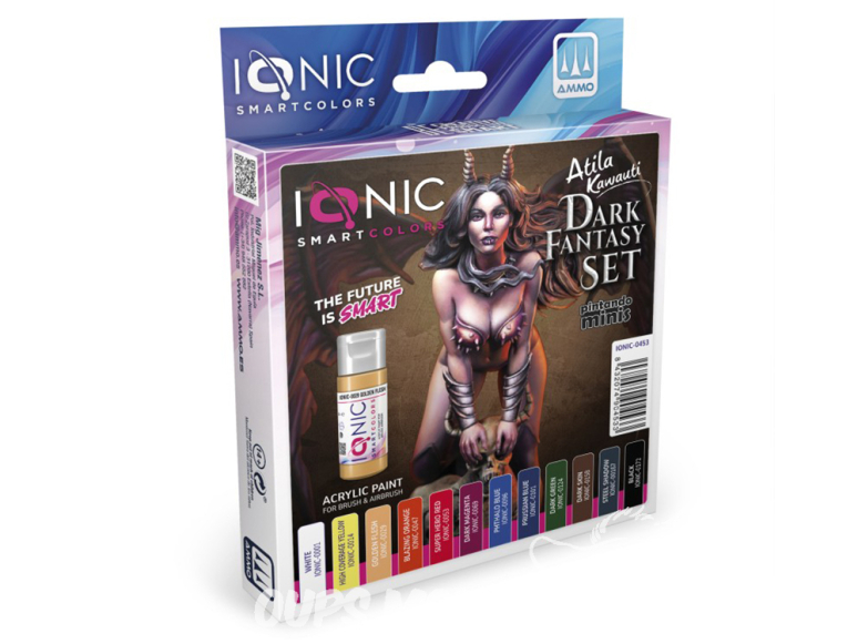 MIG peinture IONIC 0453 Set Fantasy foncé 12 x 20ml