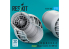 ResKit amelioration RSU72-0304 Tuyères d'échappement fermée F-15 Eagle Strike Eagle A,B,C,D,E,J kit GWH 1/72