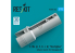 ResKit amelioration RSU72-0314 Tuyère d'échappement pour maquette Hasegawa F-104A, C, D, J, G Starfighter impression 3D 1/72