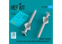 ResKit kit RS72-0506 Missiles Exocet 2 pièces imprimés en 3D 1/72
