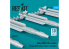ResKit kit RS72-0549 Missiles Matra MICA-IR 4 pièces imprimés en 3D 1/72