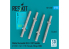 ResKit kit RS72-0507 Bombes Matra Durandal BLU-107 4 pièces imprimées en 3D 1/72