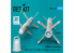 ResKit kit RS72-0509 Missiles Python 3 4 pièces imprimés en 3D 1/72
