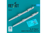 ResKit kit RS72-0587 Adaptateur Su-24 «&nbsp;Fencer&nbsp;» pour Storm Shadow SCALP-EG, 2 pièces imprimées en 3D 1/72