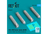 ResKit kit RS72-0523 Bombes à fragmentation CBU-89B GATOR 4 pièces imprimées en 3D 1/72
