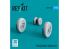 ResKit avion RS72-0536 Ensemble de roues Fairey Gannet (imprimé en 3D 1/72