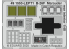 EDUARD BigEd photodecoupe avion BIG49465 B-26F Marauder Partie 2 Icm 1/48