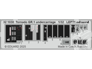 Eduard photodécoupe avion 321030 Undercarriage Tornado GR.1 Italeri 1/32