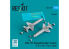 ResKit kit RS72-0517 AGM-142 "Popeye/Have Nap" missiles 2 pcs imprimé en 3D 1/72