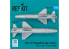 ResKit kit RS72-0517 AGM-142 "Popeye/Have Nap" missiles 2 pcs imprimé en 3D 1/72