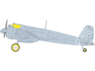 Eduard Express Mask EX1146 Henschel Hs 129B Takom 1/48