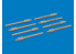 Eduard kit d'amelioration brassin 632210 Gun barrels Hurricane Mk.IIc Revell 1/32
