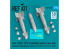 ResKit kit RS72-0539 Bombes GBU-15V21, 22/B «&nbsp;Small Wing&nbsp;» 2 pièces avec pod de liaison de données AN/AXQ-14 1 1/72