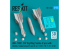 ResKit kit RS72-0540 GBU-15V1, 2/B "Big Wing" bombes 2 pièces avec pod de liaison de données AN/AXQ-14 1/72