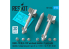 ResKit kit RS72-0564 Bombes à ogive EGBU-15 BLU-109 2 pièces, avec pod de liaison de données AN/AXQ-14 1 pièce 1/72