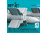 ResKit kit RS72-0564 Bombes à ogive EGBU-15 BLU-109 2 pièces, avec pod de liaison de données AN/AXQ-14 1 pièce 1/72