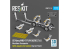 ResKit kit RSK72-0015 Transporteur de munitions MHU-191/M AERO 21A US NAVY et adaptateurs de bombes Flotte de porte-avions 1/72