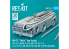 ResKit kit RSK72-0023 Tracteur de remorquage MD-3C « Mule » kit de modèle imprimé en 3D 1/72