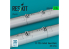 ResKit kit RS35-0025 Lance-roquettes B-13L (2 pièces) (imprimé en 3D 1/735
