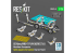ResKit kit RSK35-0008 Transporteur de munitions MHU-191/M AERO 21A US NAVY et adaptateurs de bombes Flotte de porte-avions 1/35