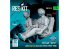 ResKit Figurine RSF35-0010 Pilotes sur Sièges CH-54A Tarhe de 1962-1968 pour kit ICM 3pièces imprimées en 3D 1/35