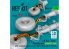 ResKit RSU35-0074 Train d'atterrissage CH-54A Tarhe SANS CHARGE et jeu de roues lestées pour kit ICM métal et imprimé en 3D 1/35