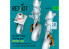 ResKit RSU35-0074 Train d'atterrissage CH-54A Tarhe CHARGE MOYENNE jeu de roues lestées pour kit ICM métal et imprimé en 3D 1/35