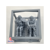 Hachecka Prints maquette militaire HKP-09-15-35 Set figurines Equipage PVP BRI / RAID 1/35