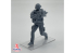 Hachecka Prints figurine HKP-09-25-35 Opérateur du RAID 06 1/35