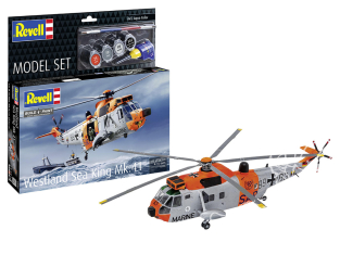 Revell maquette hélico 63785 Model Set Westland Sea King Mk.41/HU.5 avec accessoires de base 1/72