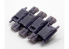 FC MODEL TREND accessoire résine 16638 Chenilles maillon par maillon DIEHL 213 pour M113 1/16