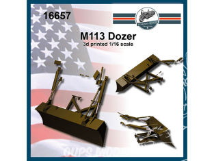 FC MODEL TREND accessoire résine 16657 Lame Dozer pour M113 1/16