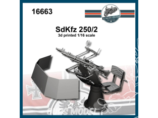 FC MODEL TREND accessoire résine 16663 Amélioration Sd.Kfz 250/4 1/16