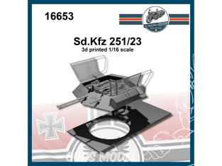 FC MODEL TREND accessoire résine 16653 Amélioration Sd.Kfz. 251/23 1/16