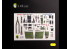 Kelik Decals 3D K32030 Autocollant 3D intérieur P-39Q/N pour kit Kitty Hawk 1/32
