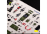 Kelik Decals 3D K32030 Autocollant 3D intérieur P-39Q/N pour kit Kitty Hawk 1/32