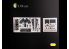 Kelik Decals 3D K32027 Autocollant 3D intérieur F-117A - Type 1 pour kit Trumpeter 1/32