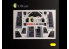 Kelik Decals 3D K32026 Autocollant 3D intérieur F-16I Sufa pour kit Academy 1/32