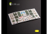 Kelik Decals 3D K32025 Autocollant 3D intérieur Mirage 2000D/N pour kit Kitty Hawk 1/32