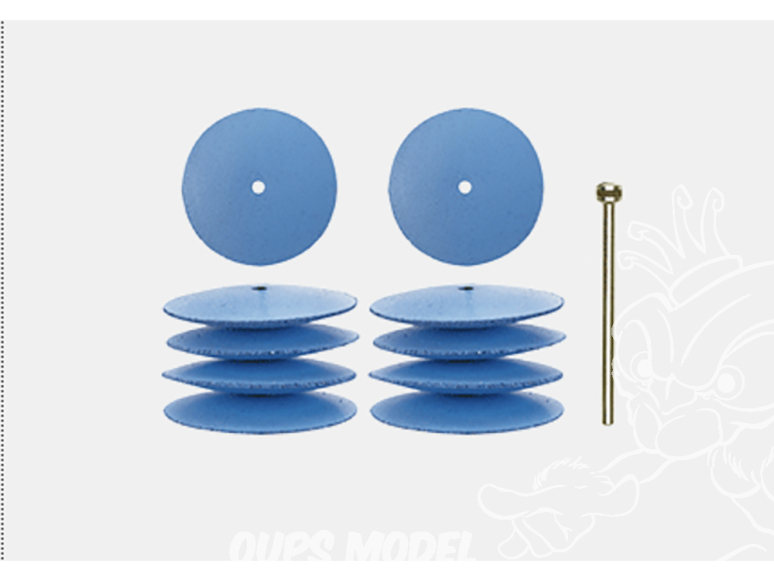 Proxxon outillage 28293 Polissoirs elastiques lentille silicone 10 pieces