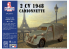 Hachecka Prints maquette voiture HKP-02-04-35 Citroën 2CV Camionette 1948 1/48