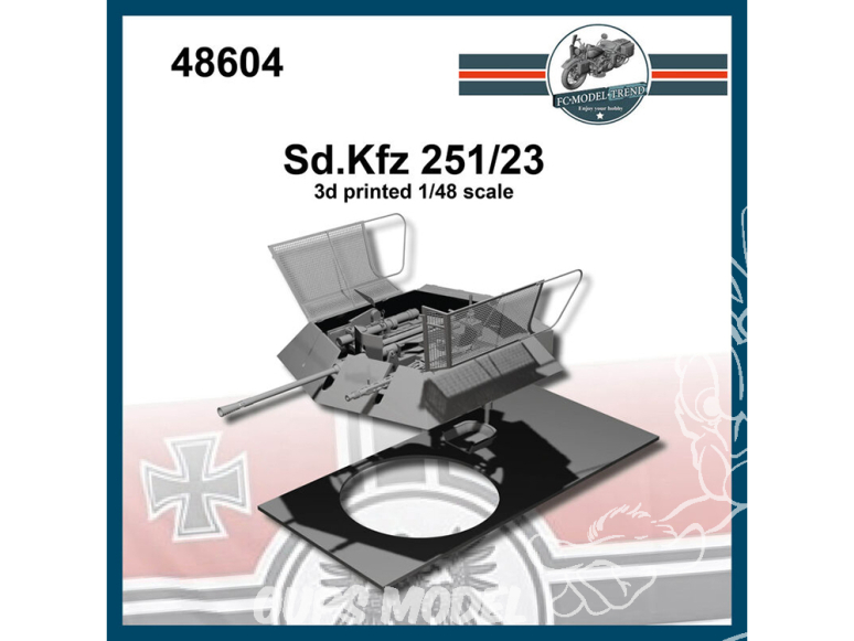 FC MODEL TREND accessoire résine 48604 Sd.Kfz 251/23 1/48