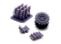 FC MODEL TREND accessoire militaire résine 37332 Chenilles Grizzly Sherman 1/35