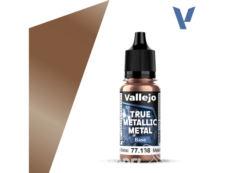 Vallejo Peinture True Metallic Metal 77138 Métal rouillé Base 18ml