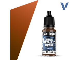 Vallejo Peinture True Metallic Metal 77144 Cuivre antique Shade 18ml